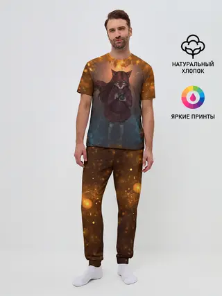 Мужская пижама с брюками / Fury Photographer