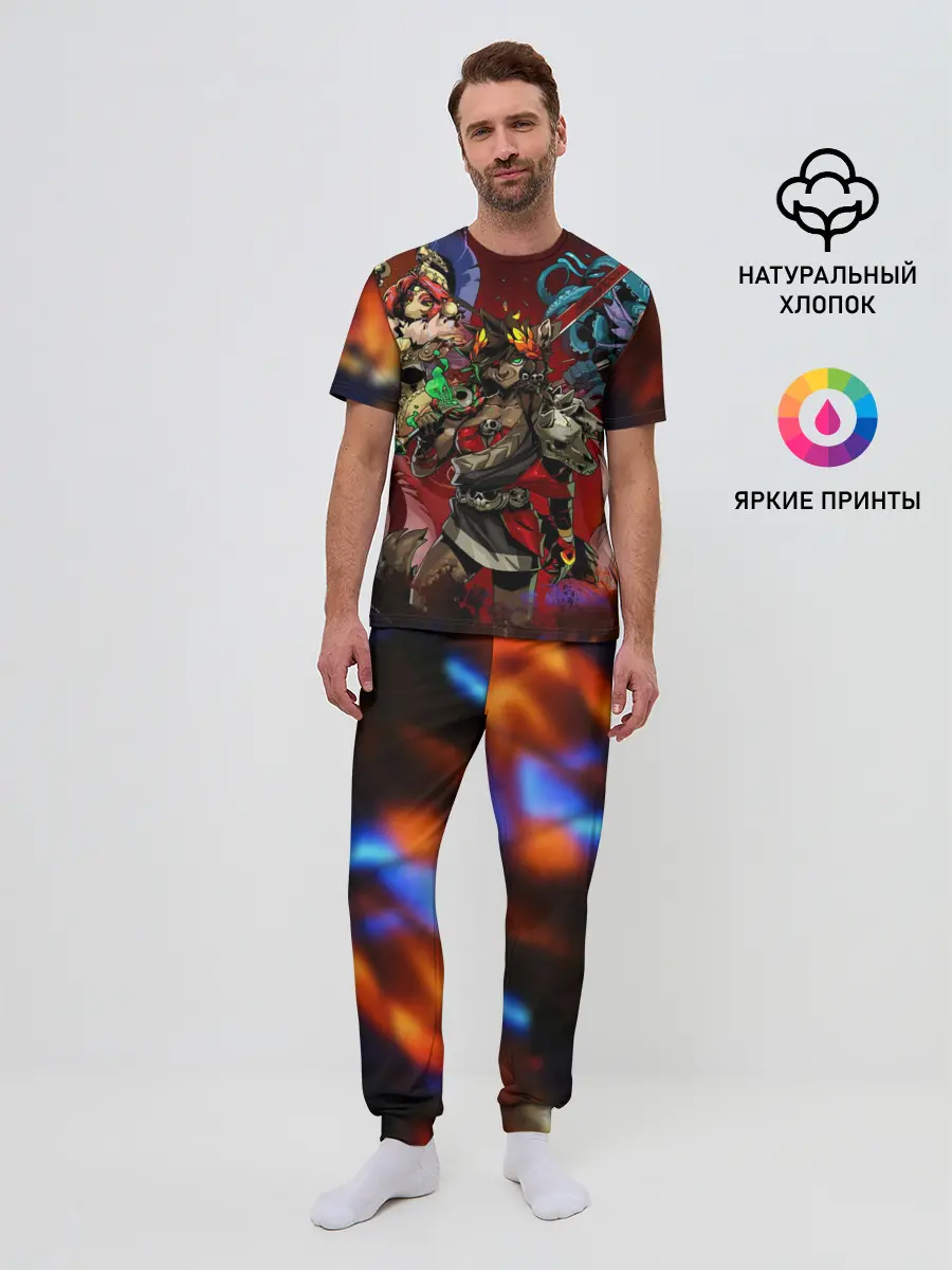 Мужская пижама с брюками / Hades furry girls