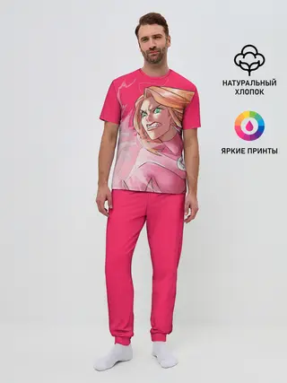 Мужская пижама с брюками / Атом Ева