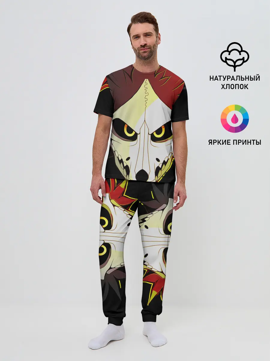Мужская пижама с брюками / Взгляд фурини