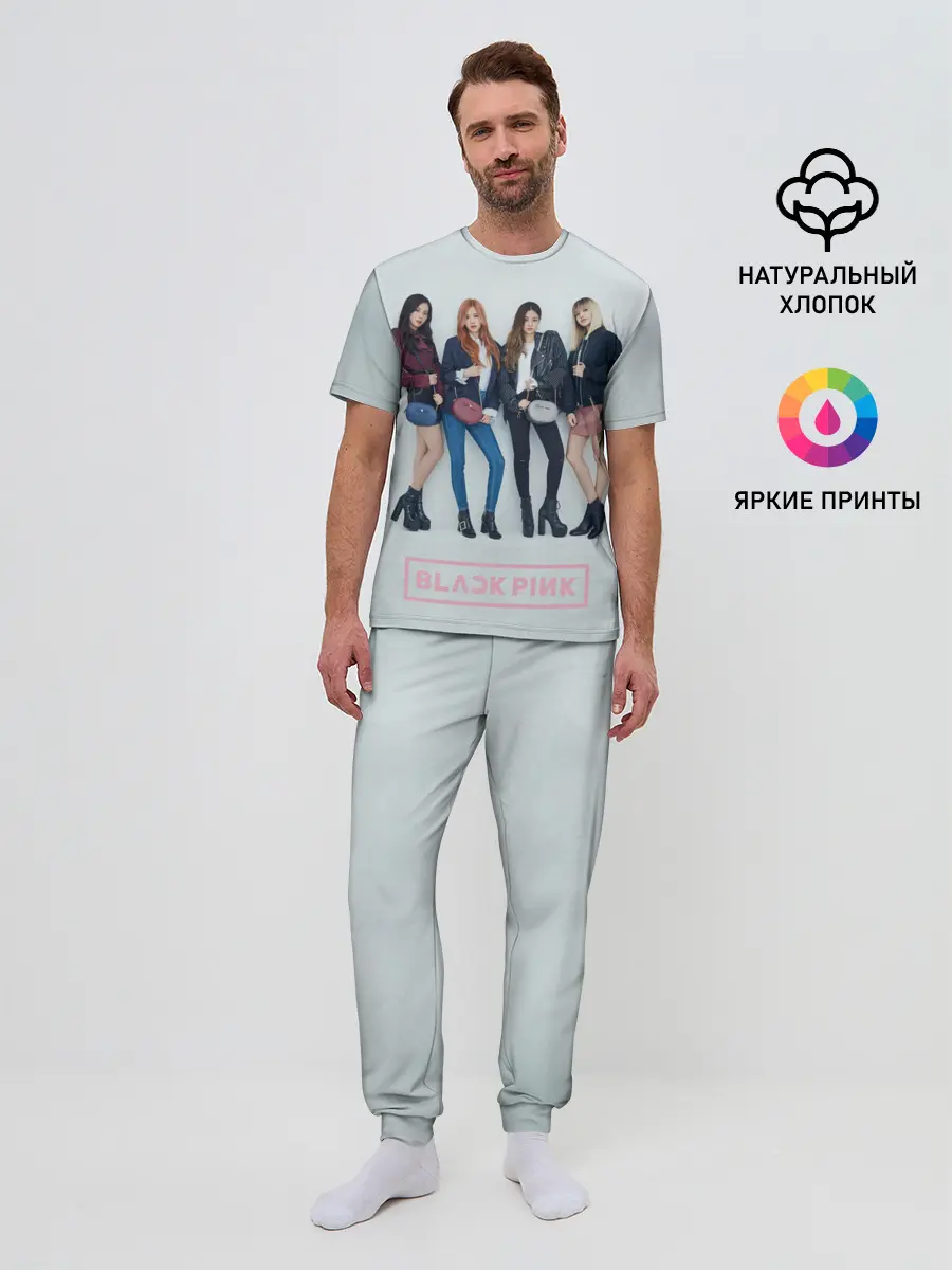 Мужская пижама с брюками / Blackpink Squad