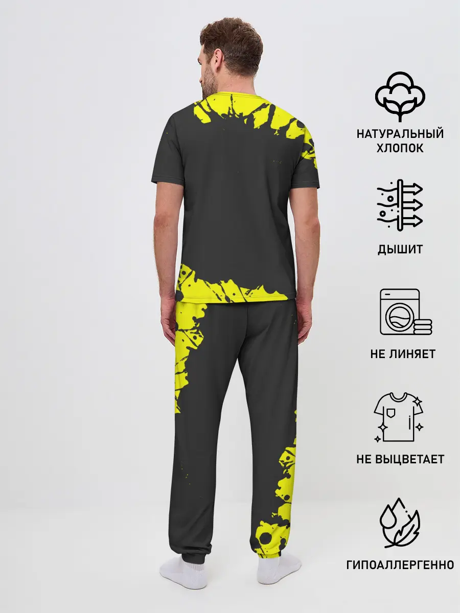 Мужская пижама с брюками / Deathloop - Paint