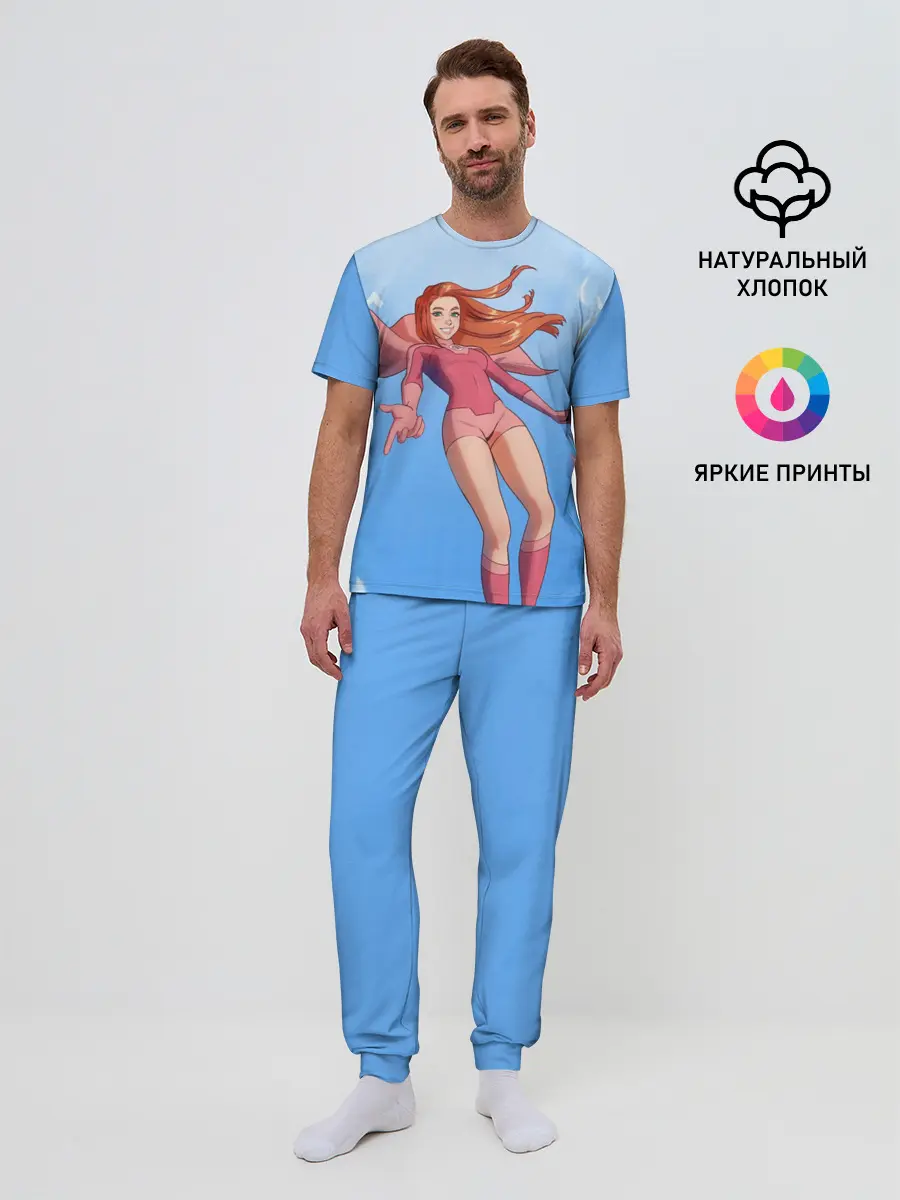 Мужская пижама с брюками / Атомная Ева