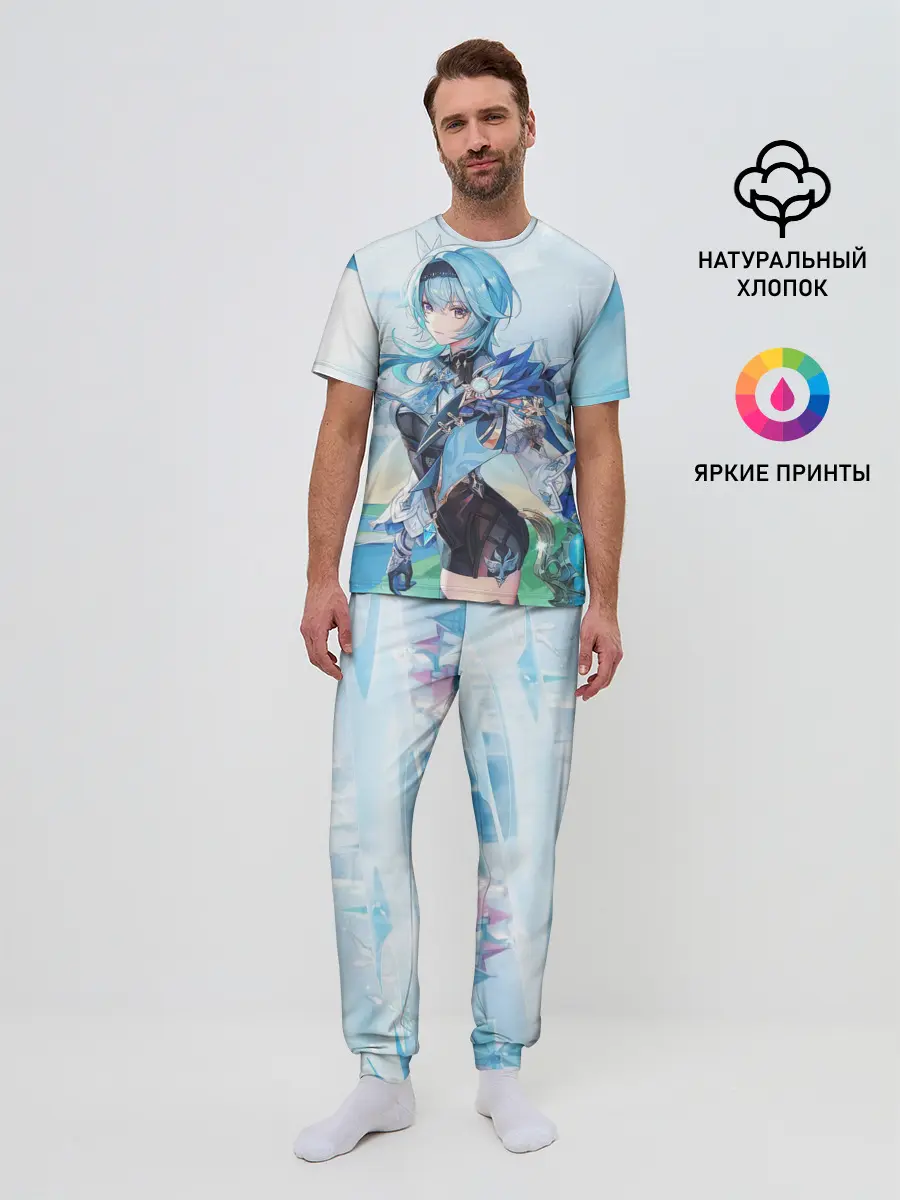 Мужская пижама с брюками / Eula | Genshin Impact