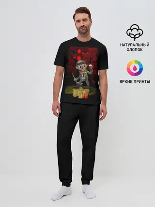 Мужская пижама с брюками / Silent Crossing