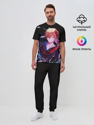Мужская пижама с брюками / ТАРТАЛЬЯ - ИГРА GENSHIN IMPACT