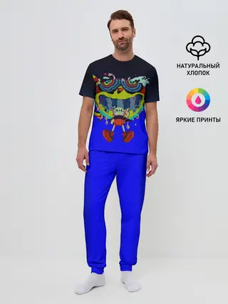 Мужская пижама с брюками / ACID CUPHEAD
