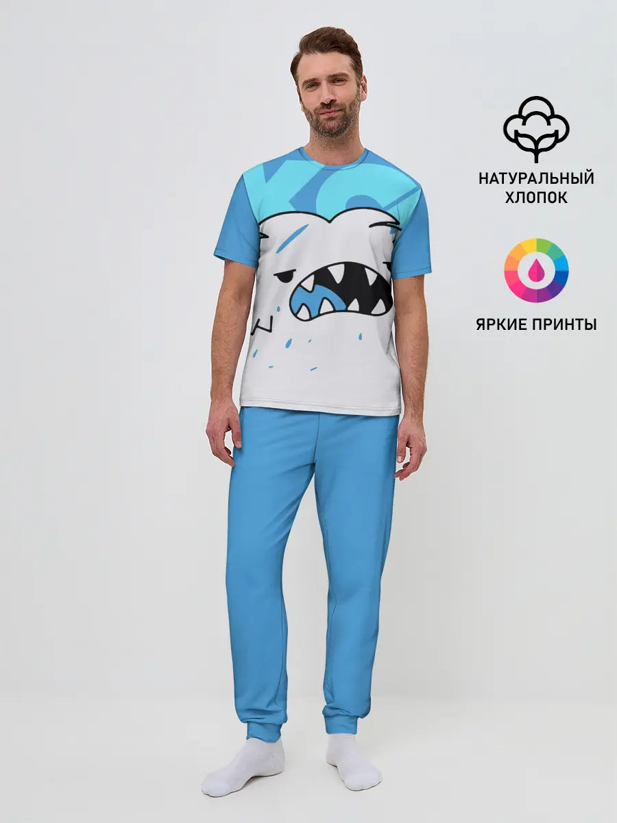 Мужская пижама с брюками / SK8 the Infinity. Скейт Ланги