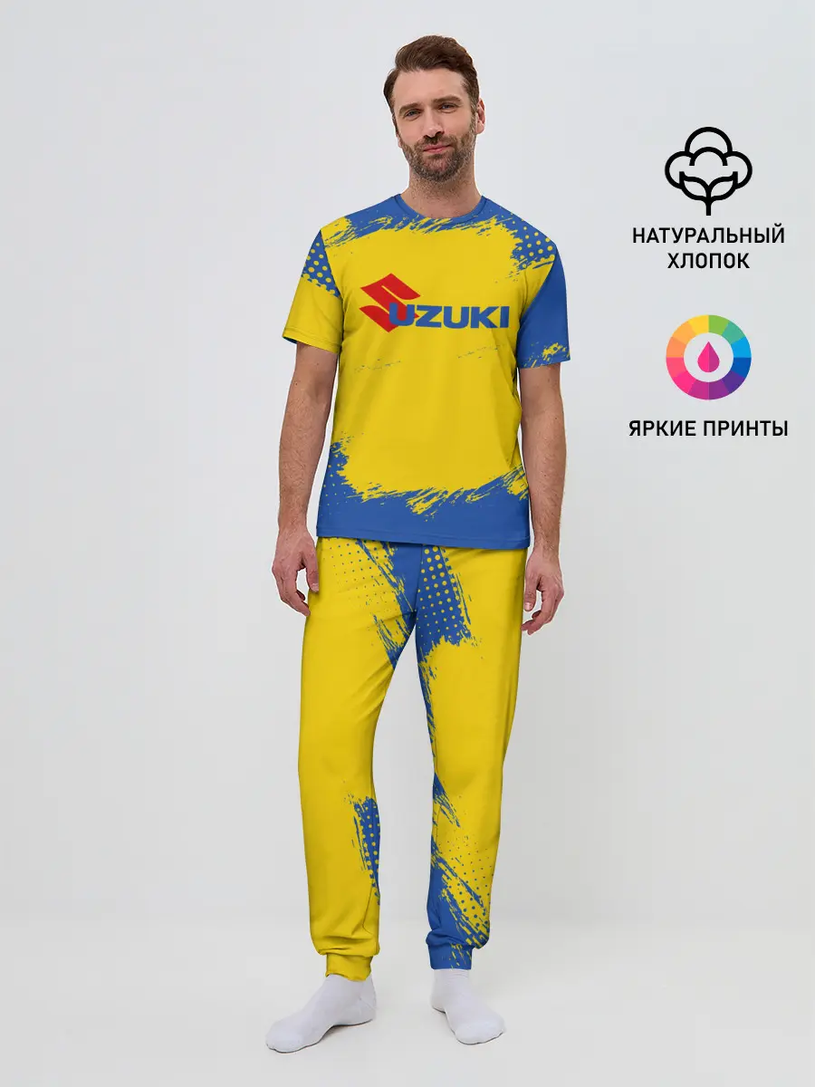 Мужская пижама с брюками / Suzuki | Сузуки