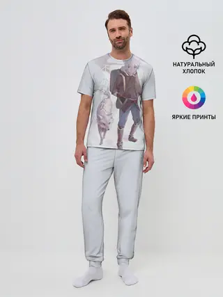 Мужская пижама с брюками / Для тебя бессмертный аниме