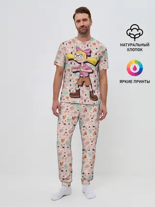 Мужская пижама с брюками / Эй, Арнольд! Хельга Патаки