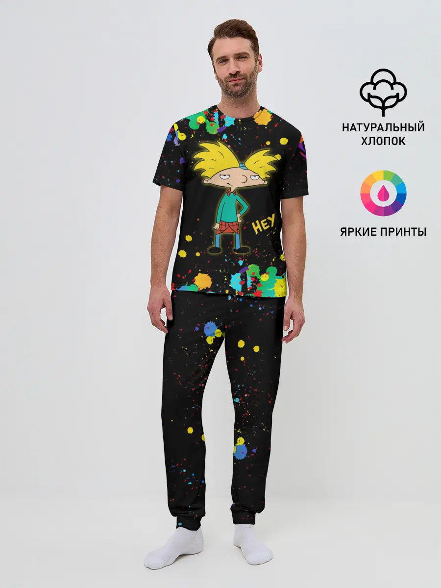Мужская пижама с брюками / Эй, Арнольд! / Hey, Arnold