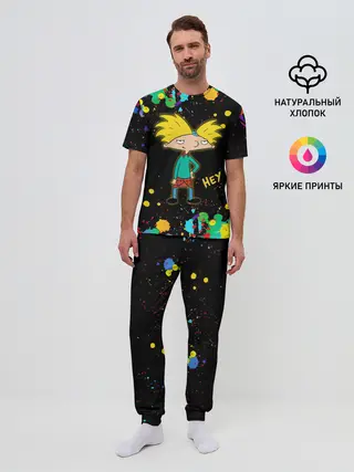 Мужская пижама с брюками / Эй, Арнольд! / Hey, Arnold