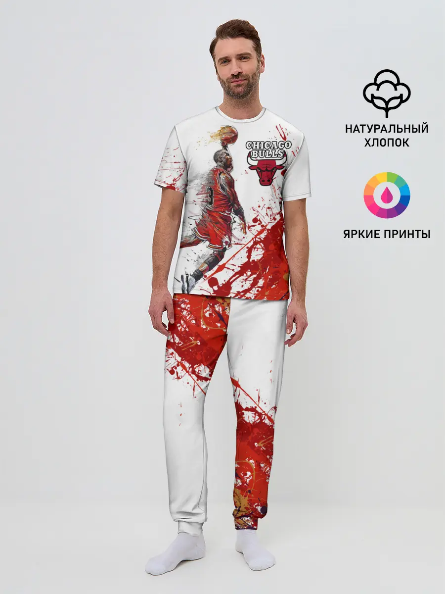 Мужская пижама с брюками / CHICAGO BULLS [9]