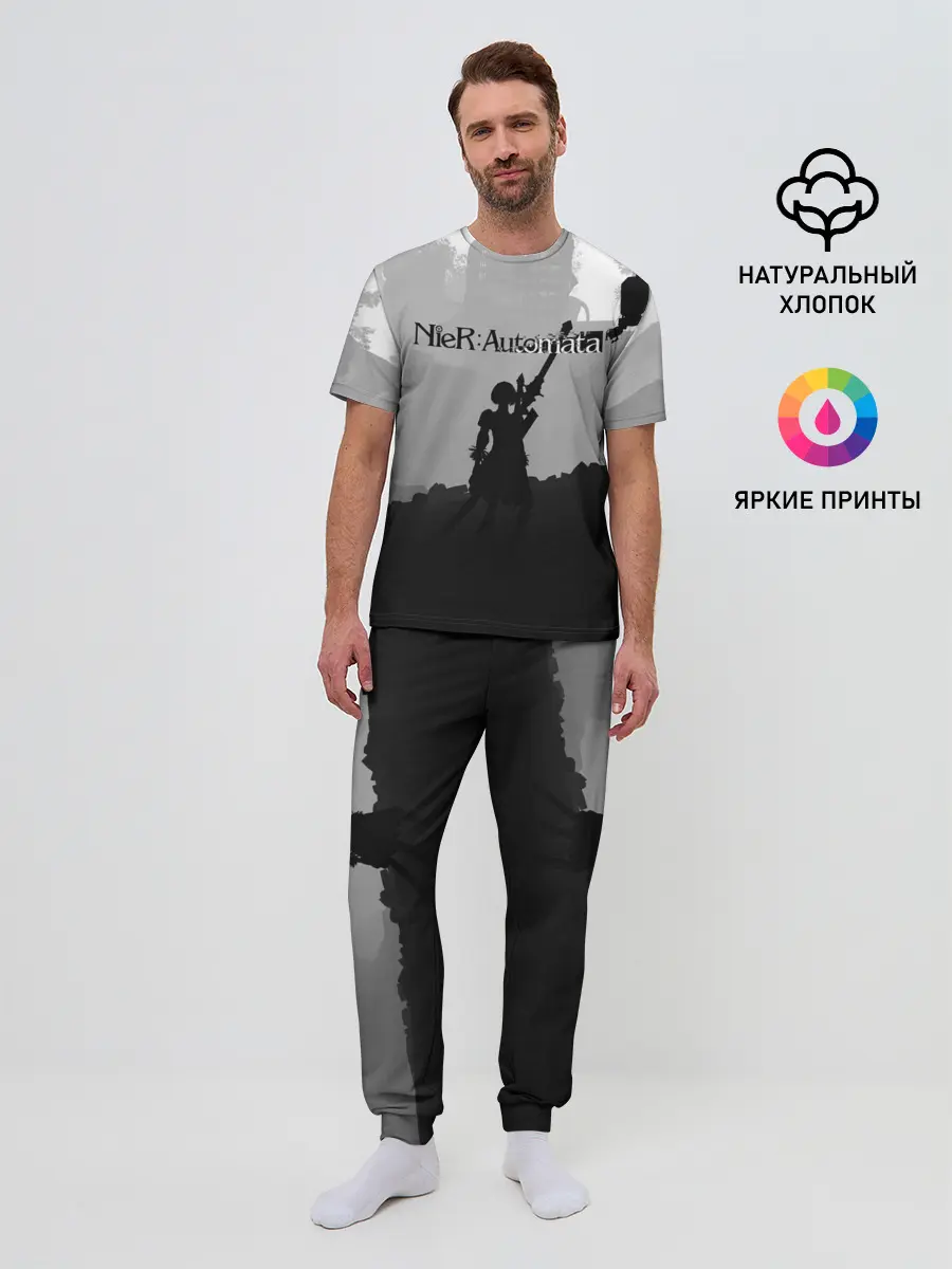 Мужская пижама с брюками / Nier Automata