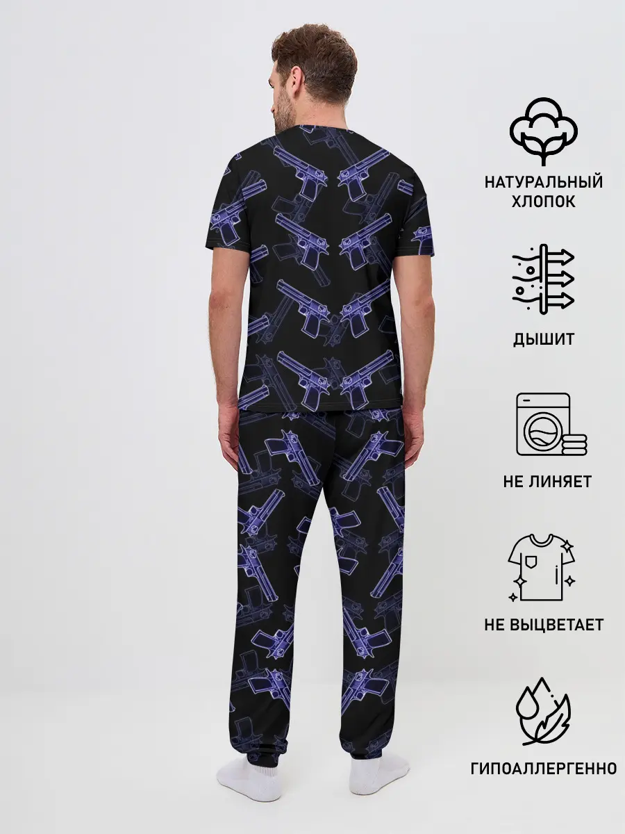 Мужская пижама с брюками / Desert Eagle
