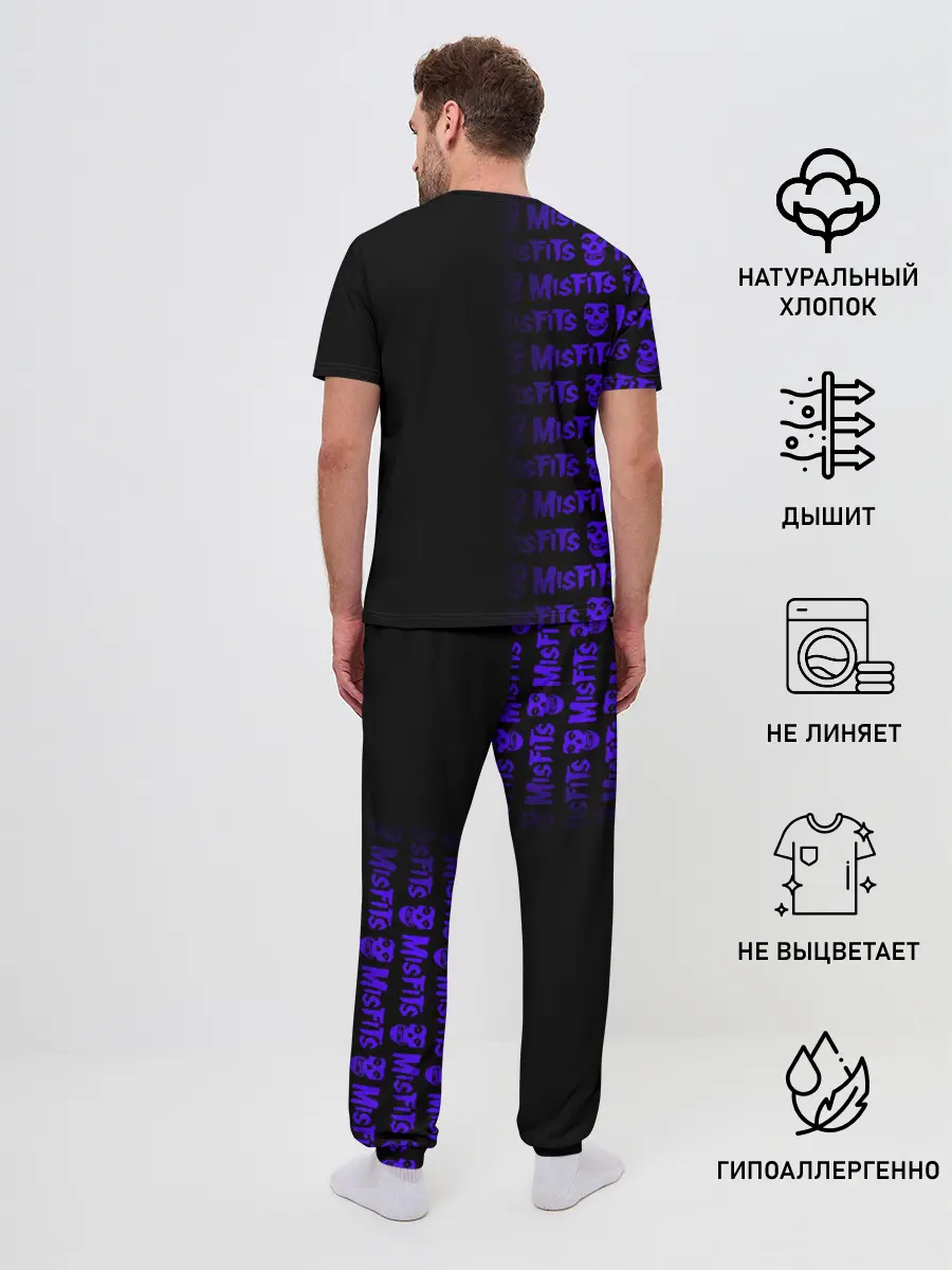 Мужская пижама с брюками / MISFITS [9]