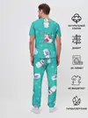 Мужская пижама с брюками / РазНые Снеговики