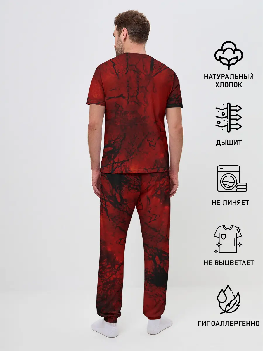 Мужская пижама с брюками / Gears of hart