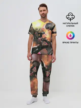 Мужская пижама с брюками / 2B | Nier Automata