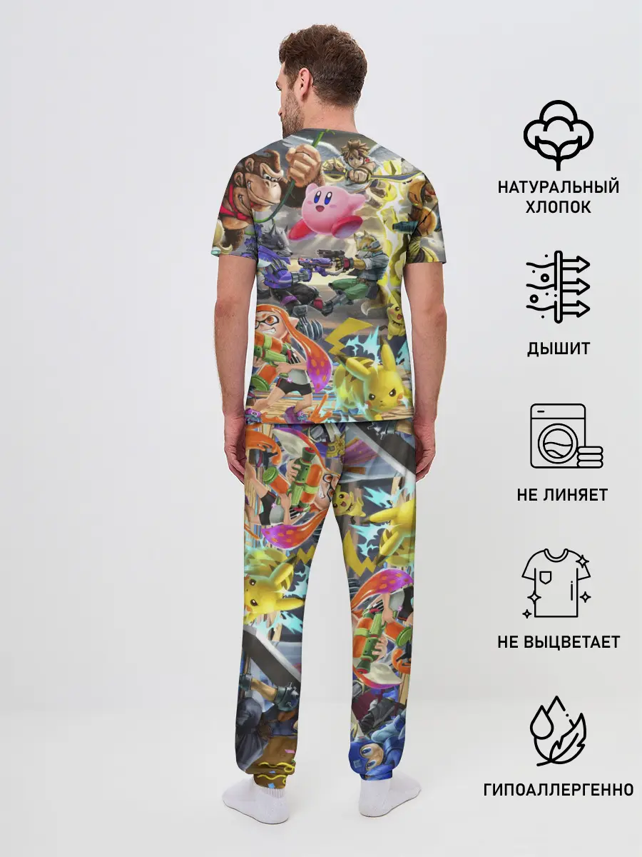 Мужская пижама с брюками / Super Smash World