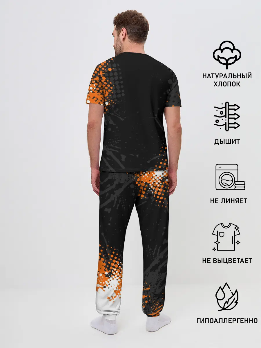 Мужская пижама с брюками / KTM MOTORCYCLES / КТМ МОТОЦИКЛЫ