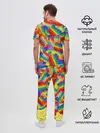 Мужская пижама с брюками / Разные Pop It масляная краска
