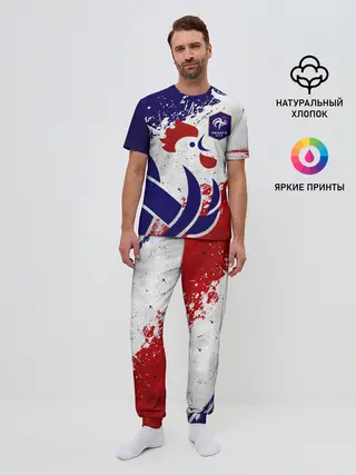 Мужская пижама с брюками / Сборная Франции