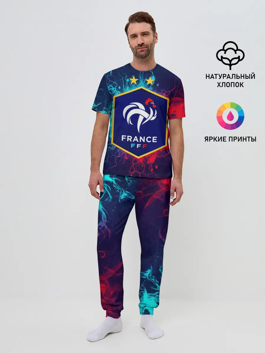 Мужская пижама с брюками / Сборная Франции