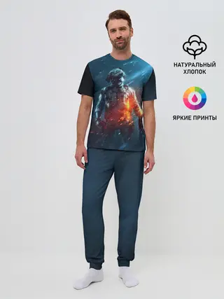 Мужская пижама с брюками / BATTLEFIELD / Батлфилд