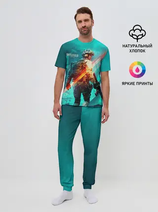 Мужская пижама с брюками / BATTLEFIELD 2042 / Батлфилд