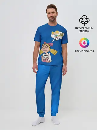 Мужская пижама с брюками / Хельга и Арнольд