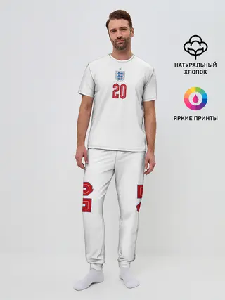 Мужская пижама с брюками / Фил Фоден форма Англия