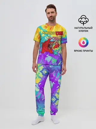 Мужская пижама с брюками / Among Us