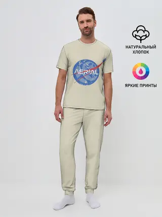 Мужская пижама с брюками / Nasa x Rocket league