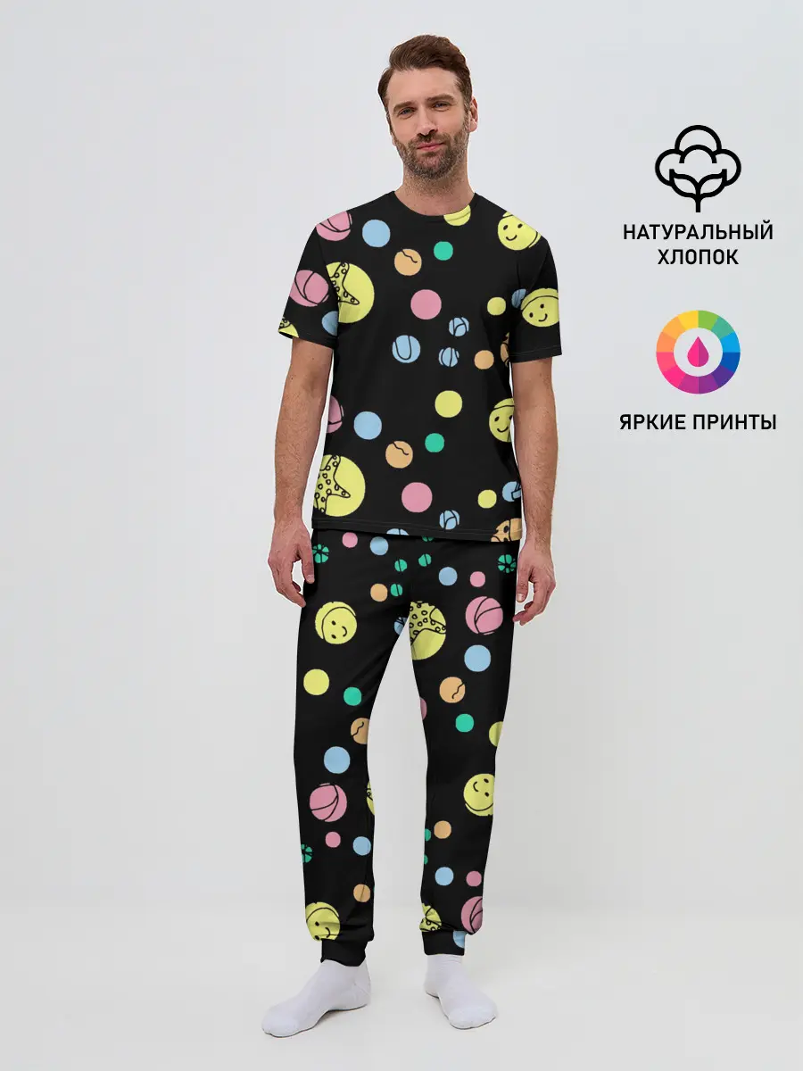 Мужская пижама с брюками / На пляж