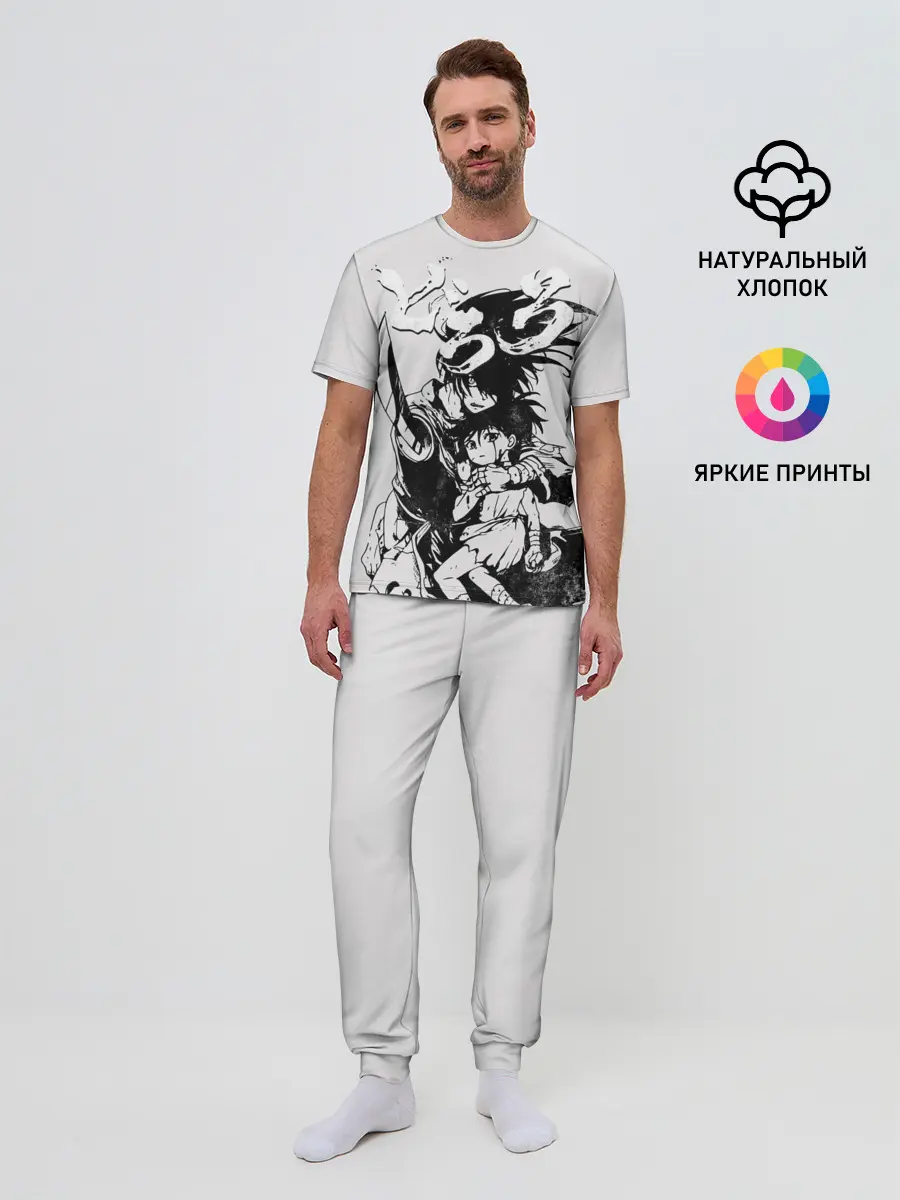 Мужская пижама с брюками / Хяккимару и Дороро