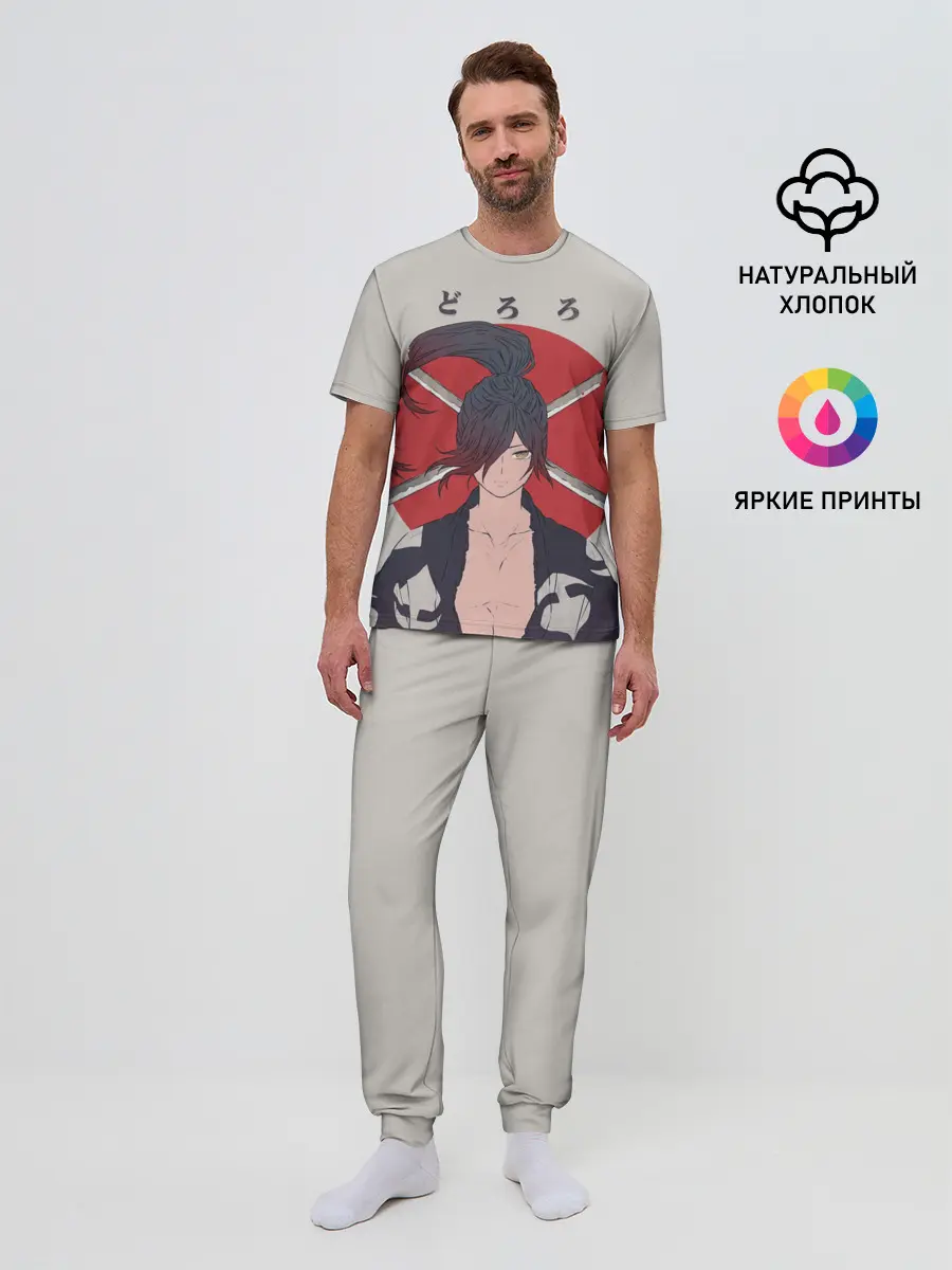 Мужская пижама с брюками / Hyakkimaru Demon