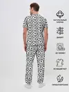 Мужская пижама с брюками / Футбольные Мячи