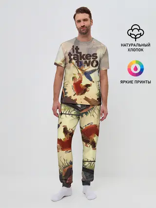 Мужская пижама с брюками / It Takes Two | Коди и Мэй