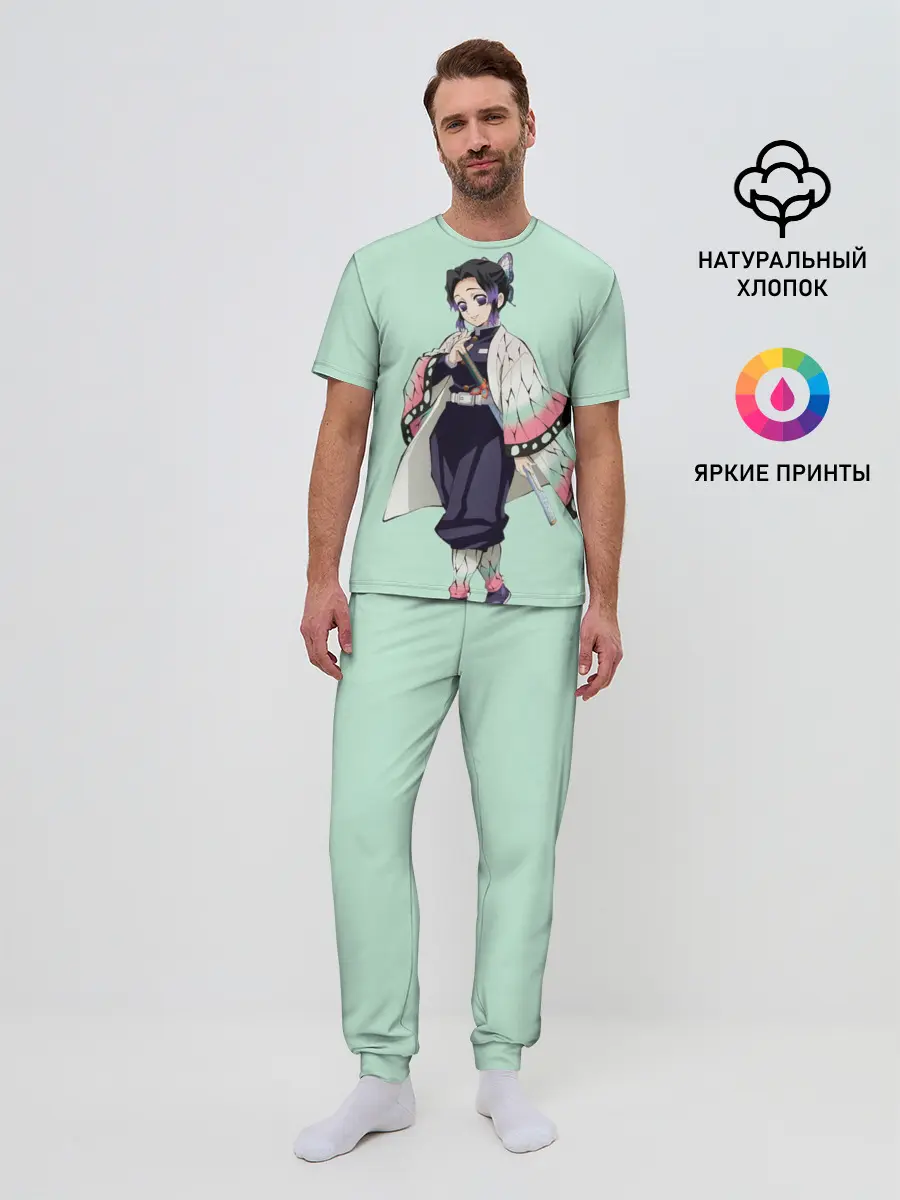 Мужская пижама с брюками / Шинобу Кочо, Столб Насекомого