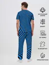Мужская пижама с брюками / Lines