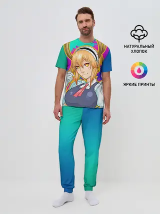 Мужская пижама с брюками / Тору