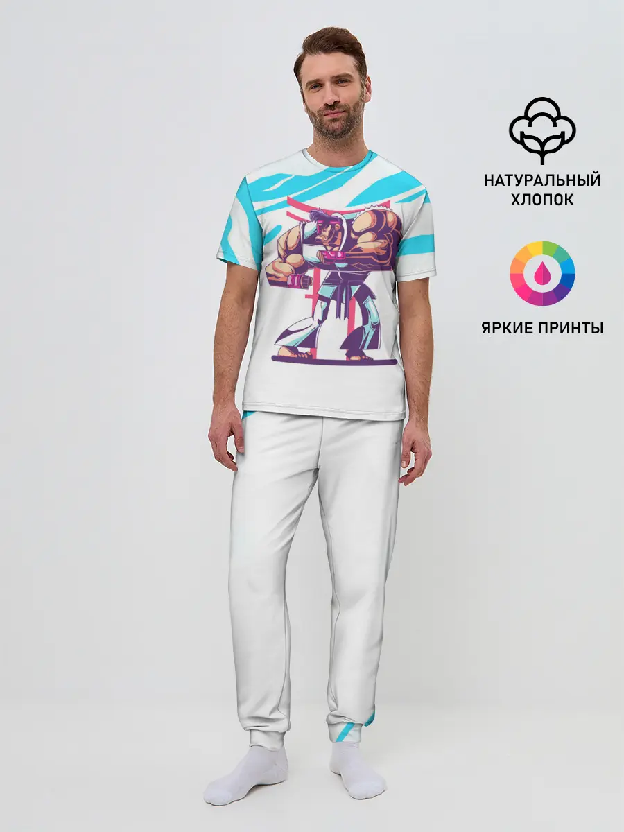 Мужская пижама с брюками / Опасный Рю