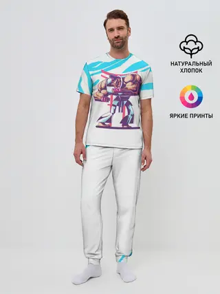 Мужская пижама с брюками / Опасный Рю