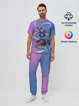 Мужская пижама с брюками / Dengerous Chun Li