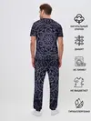 Мужская пижама с брюками / Узор