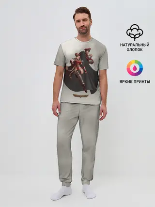 Мужская пижама с брюками / Team Bison