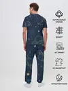 Мужская пижама с брюками / Космическая одиссея