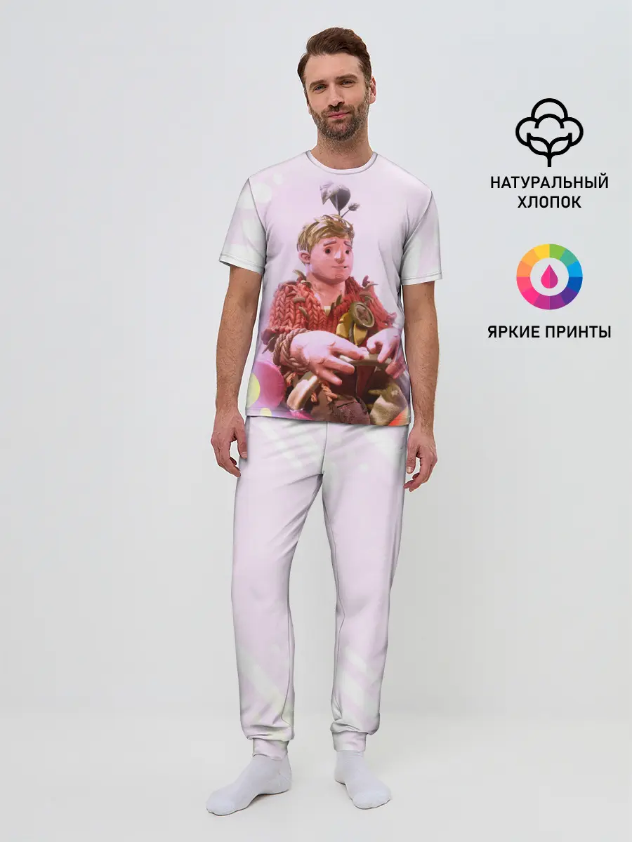 Мужская пижама с брюками / It takes two | Коди